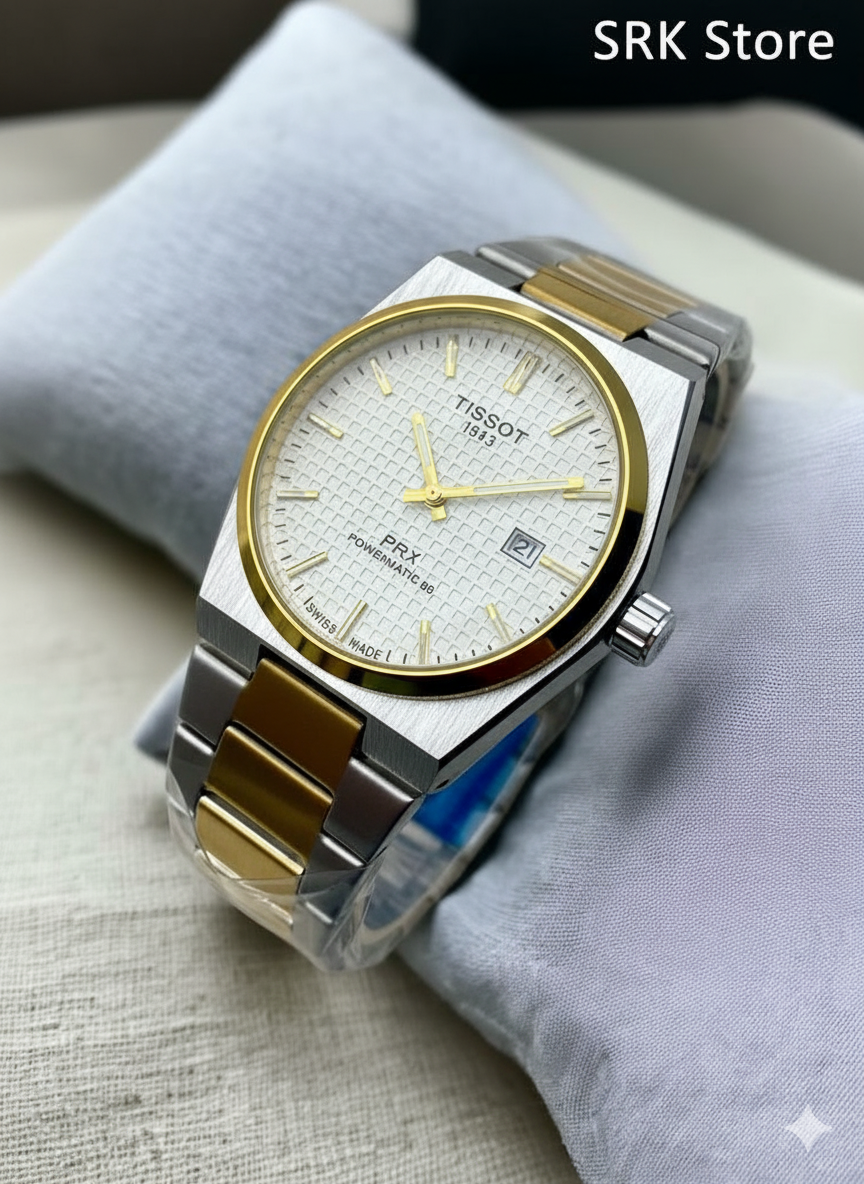 Tissot PRX Powermatic 80 Gold & Silver