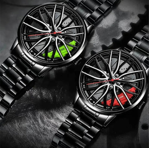 Stainless Steel Wheel Watch β Where Style Meets Motion